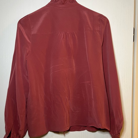 Sezane Chlo Shirt, Rosewood, US 4/FR 36 - Picture 13 of 16